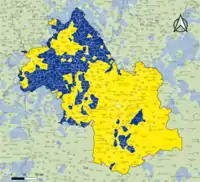 Candidat arrivé en tête au 2d tour par commune. Emmanuel MacronMarine Le Pen