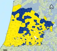 Candidat arrivé en tête au 2d tour par commune. Emmanuel MacronMarine Le PenÉgalité