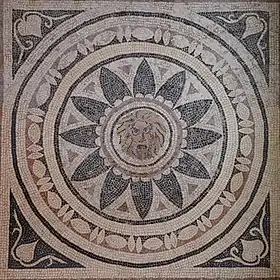 Phobos (mosaïque du IVe siècle apr. J.-C., Halicarnasse).