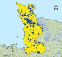 Candidat arrivé en tête au 2d tour par commune. Emmanuel MacronMarine Le PenÉgalité