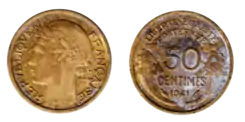 50 centimes, 1941