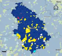 Candidat arrivé en tête au 1er tour par commune. Emmanuel MacronMarine Le PenJean-Luc MélenchonValérie PécresseJean LasalleDeux à égalité