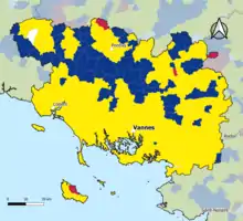 Candidat arrivé en tête au 1er tour par commune. Emmanuel MacronMarine Le PenJean-Luc MélenchonDeux à égalité