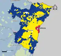 Candidat arrivé en tête au 1er tour par commune. Emmanuel MacronMarine Le PenJean-Luc MélenchonDeux à égalité