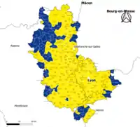 Candidat arrivé en tête au 2d tour par commune. Emmanuel MacronMarine Le Pen