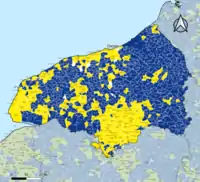 Candidat arrivé en tête au 2d tour par commune. Emmanuel MacronMarine Le PenÉgalité