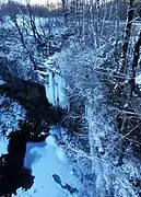 La Saut Girard gelé, le 7.01.17.