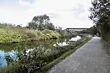 Pont de la ligne de Roubaix - Wattrelos à Wattrelos près du Sartel (Wattrelos)