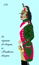8e régiment de dragons après 1791