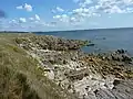 La côte près de Roz Lezarouan