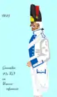 grenadier du 91e régiment d’infanterie de ligne de 1791 à 1792