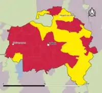 Candidat arrivé en tête au 1er tour par commune. Emmanuel MacronJean-Luc Mélenchon