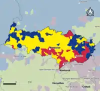 Candidat arrivé en tête au 1er tour par commune. Emmanuel MacronMarine Le PenJean-Luc MélenchonÉric Zemmour