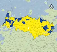 Candidat arrivé en tête au 2d tour par commune. Emmanuel MacronMarine Le Pen