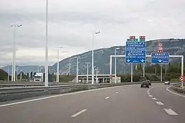 Échangeur entre l’A40 et l’A41