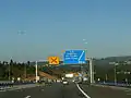 L'A42 - échangeur encore en travaux en 2010 entre l'  et l'A42