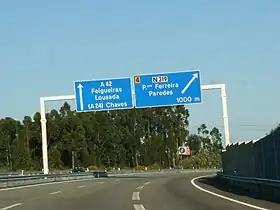Image illustrative de l’article Autoroute A42 (Portugal)