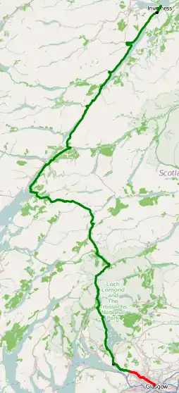 Image illustrative de l’article Route A82 (Grande-Bretagne)