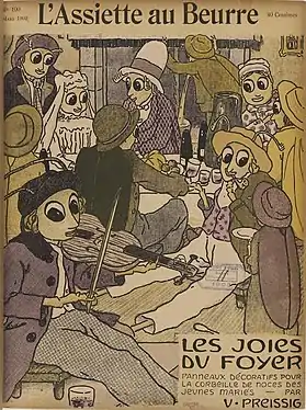 Numéro de L'Assiette au beurre illustré par Preissig (1903).