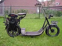 The Skootamota was a more refined scooter than the Autoped