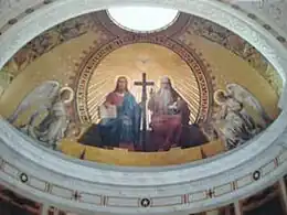 La Trinité en gloire, Courbevoie, église Saint-Pierre-Saint-Paul, abside.