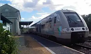 AGC Aquitaine en gare de Sarlat le 27 septembre 2012