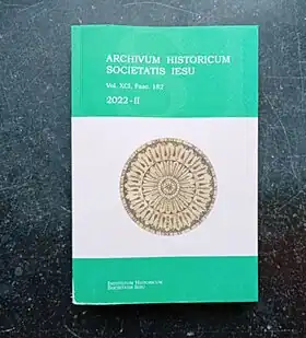 Image illustrative de l’article Archivum Historicum Societatis Iesu