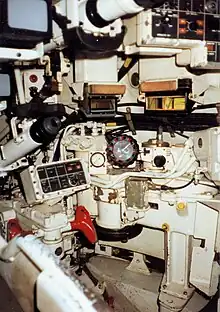 Photo d’un poste de tir dans l’AMX-30B2