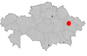 Localisation de District d'Abaï