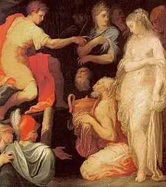 La Continence de Scipion (vers 1555), huile sur toile, 127 × 115 cm, Musée du Louvre.
