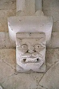Tête de diable de l'abbaye.