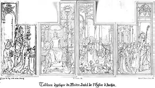 Le diptyque du maître-autel.