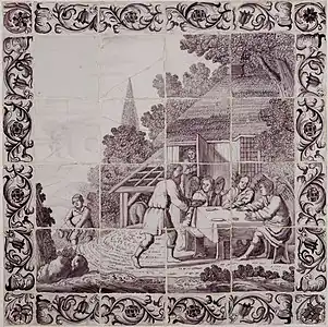 Abraham et les 3 anges (Genèse 18, 1-11), Musée De Lakenhal, Leyde.