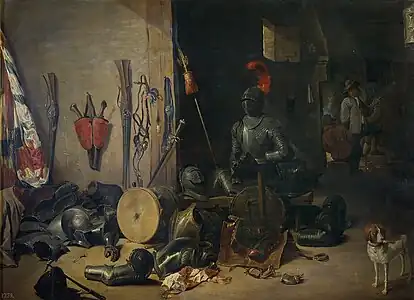 Sa deuxième salle des gardes (entre 1650 et 1670, musée du Prado).