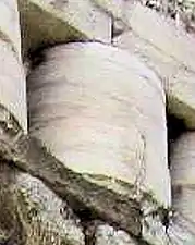 Détail du précédent mur (face nord).