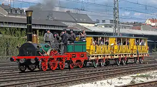 Réplique de la locomotive Adler (Allemagne).