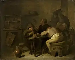 Intérieur de tabagie,Adriaen Brouwer