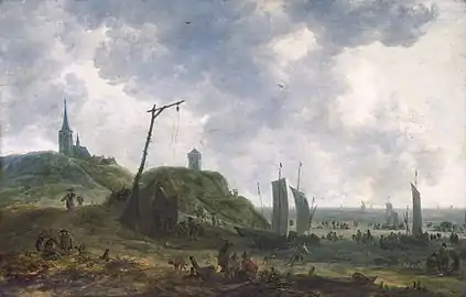 Vue de Katwijk, entre 1650 et 1670(Rijksmuseum, Amsterdam).