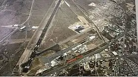Vue aérienne de l'aéroport international de Saltillo