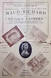 Affiche Un Gala à l'Opéra - Electrema - Soprano lyrique.