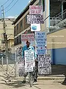 Campagne individuelle de sensibilisation.