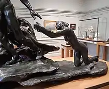 L'Âge mûr, gros plan sur l'Implorante.