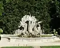 Fontaine du jardin à la française de l'hôtel de Caumont