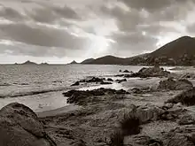 Plage de la Terre Sacrée à Ajaccio