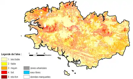 Aléa érosif en Bretagne