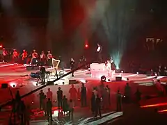 Nuit Interceltique au stade de Rennes devant 25 000 spectateurs en juin 2007