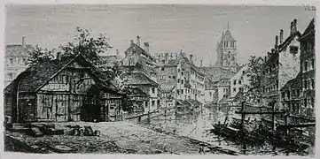 Le Woerthel (gravure Albert Koerttgé, 1898).