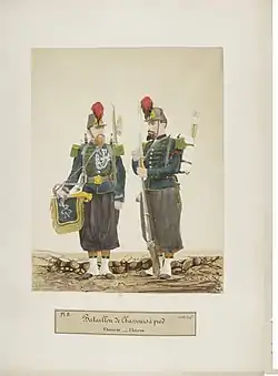 Image illustrative de l’article Bataillon de chasseurs à pied de la Garde impériale