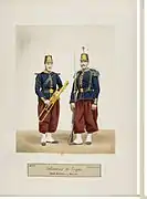 Soldat du centre et musicien
