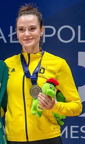 Alexandra Ehler aux Jeux européens de 2023.